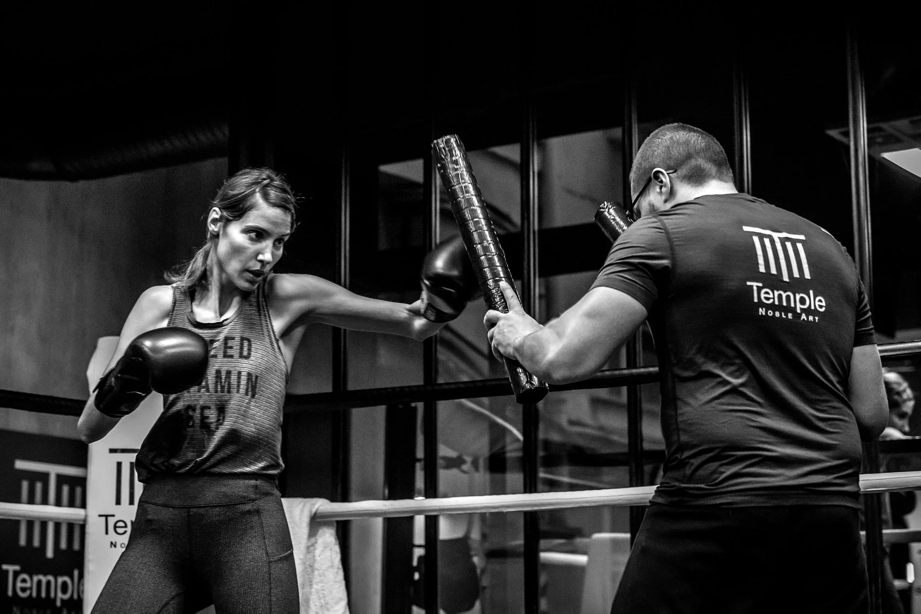 femme coaching prive boxe paris